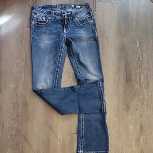 Signature Dark Blue Boot Cut Jeans